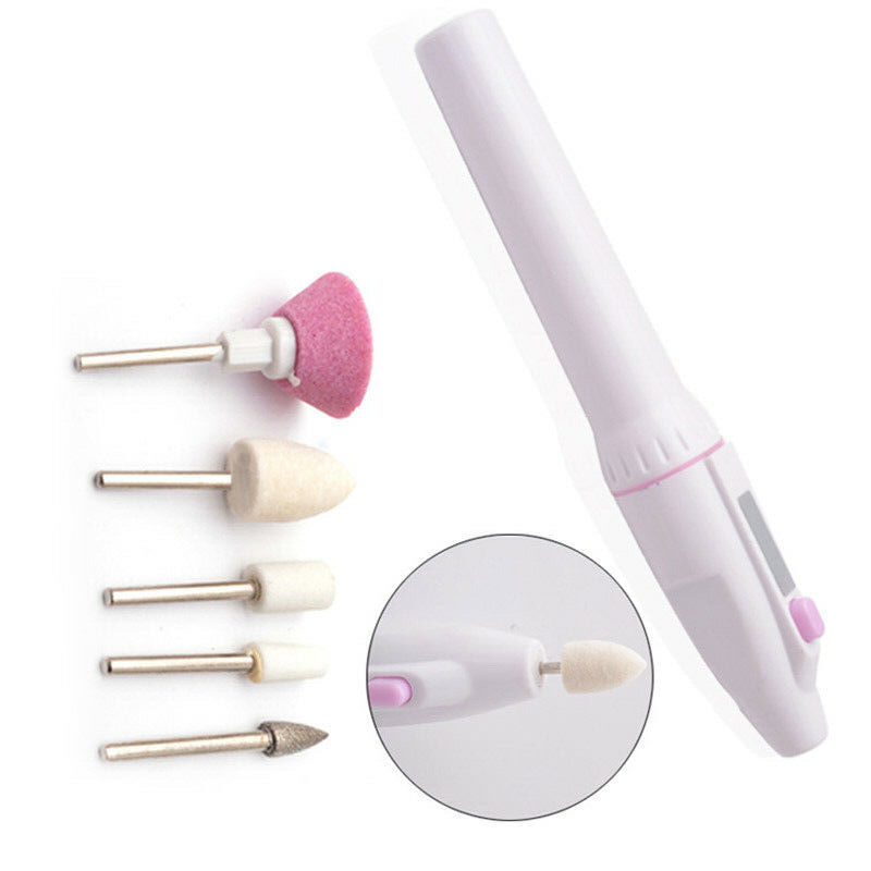 delicate craft Electric Nail Care tool Kit manicure polish Drill Machine Mini Nail Drill Pen