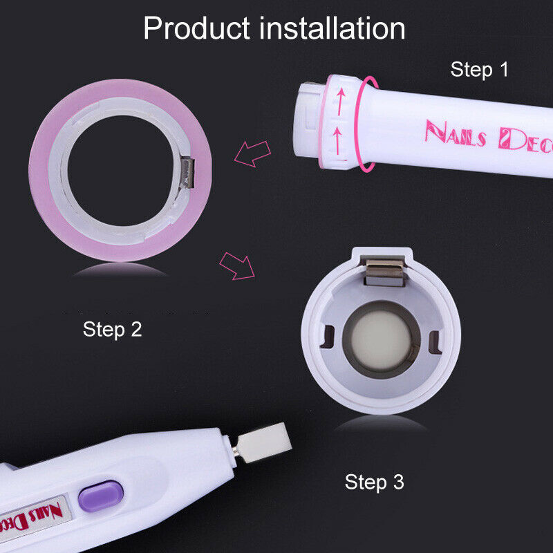 delicate craft Electric Nail Care tool Kit manicure polish Drill Machine Mini Nail Drill Pen