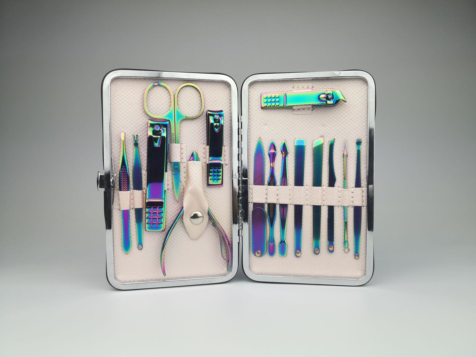 Professional Stainless Steel Nail Clipper Scissors Multifunction Beauty Tools Trimming Pedicure Manicure Kit Cuticle