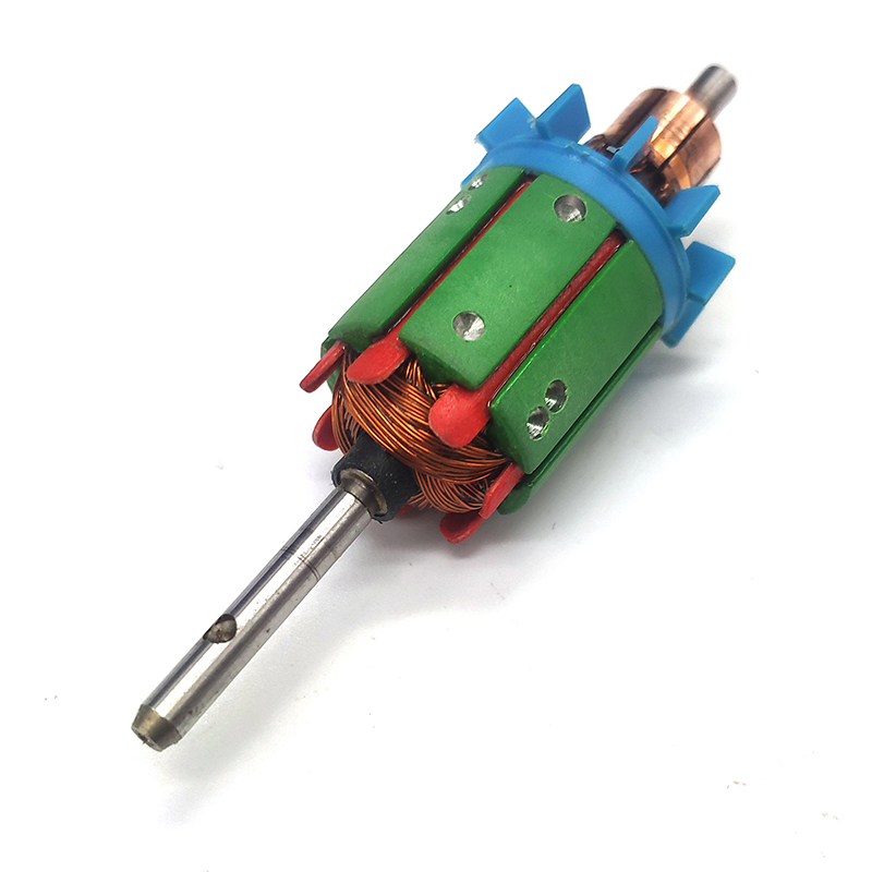 10pcs Set Professional M33ES Armature Low Speed Brush Handpiece Accessory Stainless Armature - 2