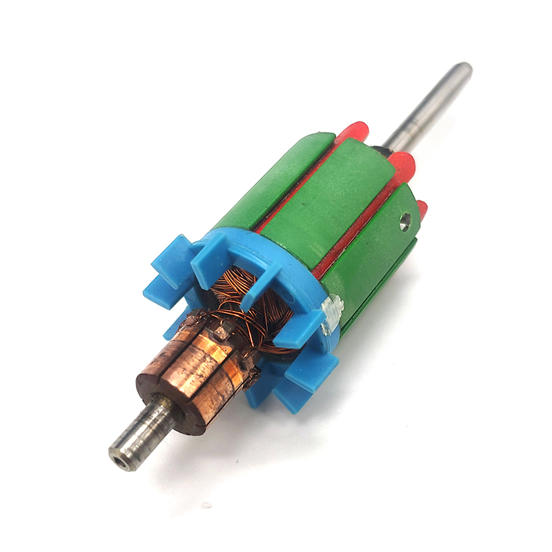 10pcs Set Professional M33ES Armature Low Speed Brush Handpiece Accessory Stainless Armature - 8