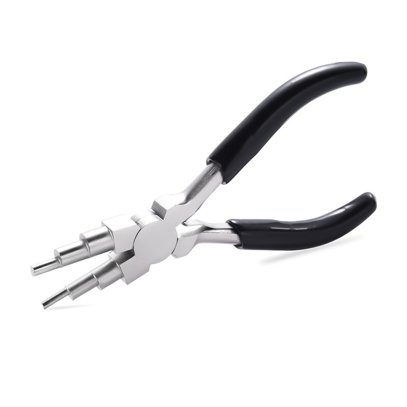 2021 hot sale 6 in 1 black upper jewelry making tool plier 6 on 1 multifunctional forceps for jewelry designer - 5