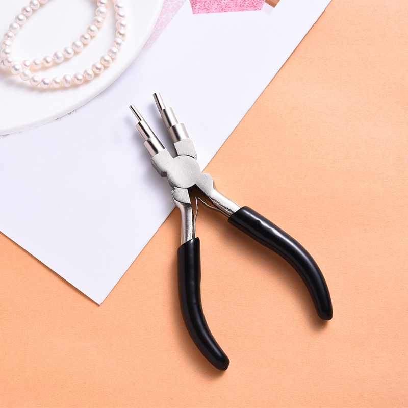 2021 hot sale 6 in 1 black upper jewelry making tool plier 6 on 1 multifunctional forceps for jewelry designer - 7