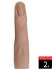 2021 Top Selling Silicone Artificial False Nail Hand Finger Practice Display Nail Art Tool - 11