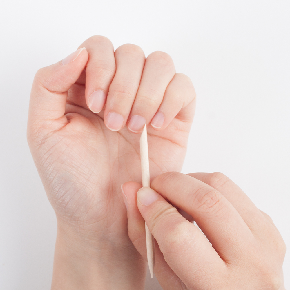 natural 100Pcs Wooden Cuticle Pusher Nail Art Cuticle Remover Sticks Removal Manicure Tools Set - 11