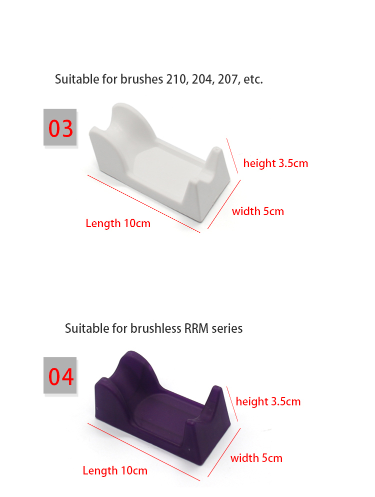 10pcs set handpiece holder polish micromotor plastic micromotor accessory - 8