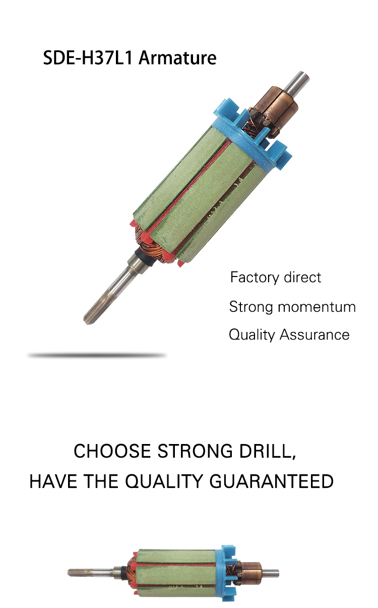 10pcs set 37L1 micromotor practical armature powerful momentum strong micromotor spare part - 7