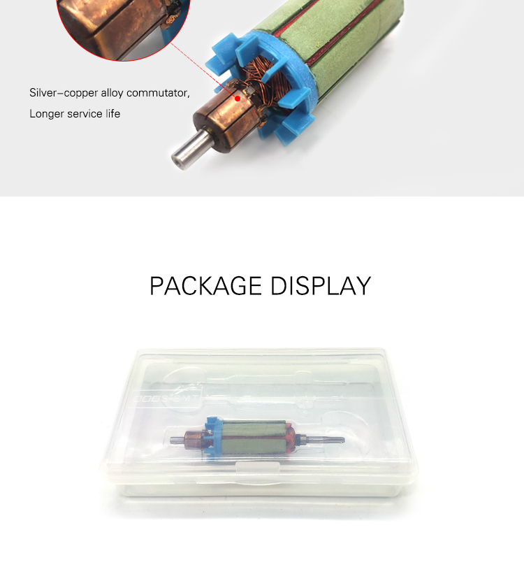 10pcs set 37L1 micromotor practical armature powerful momentum strong micromotor spare part - 10