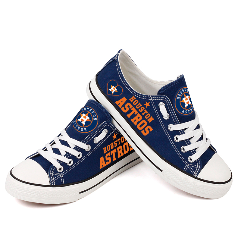 Houston Astros Limited Print MLB Baseball Fans Low Top