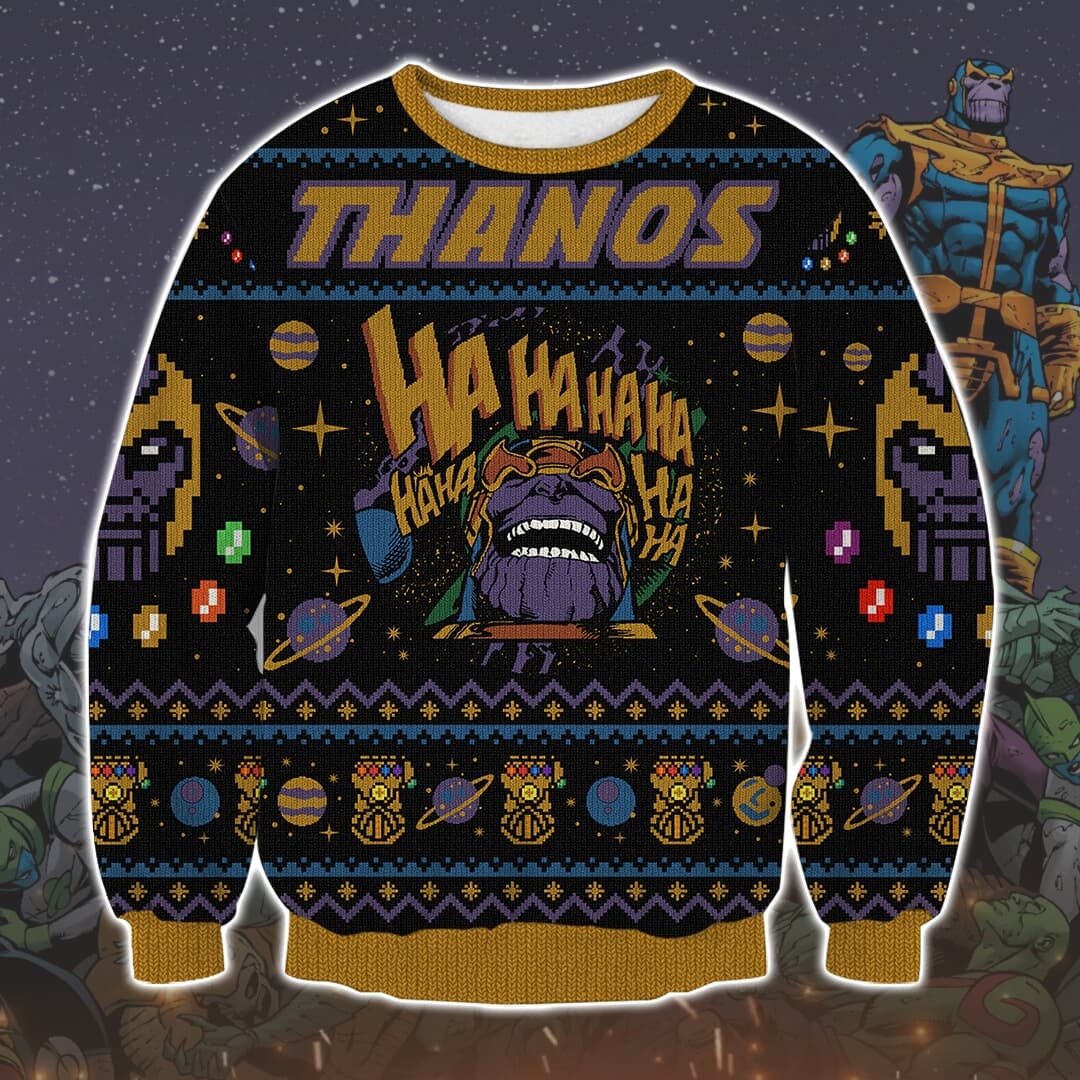 thanos christmas sweater
