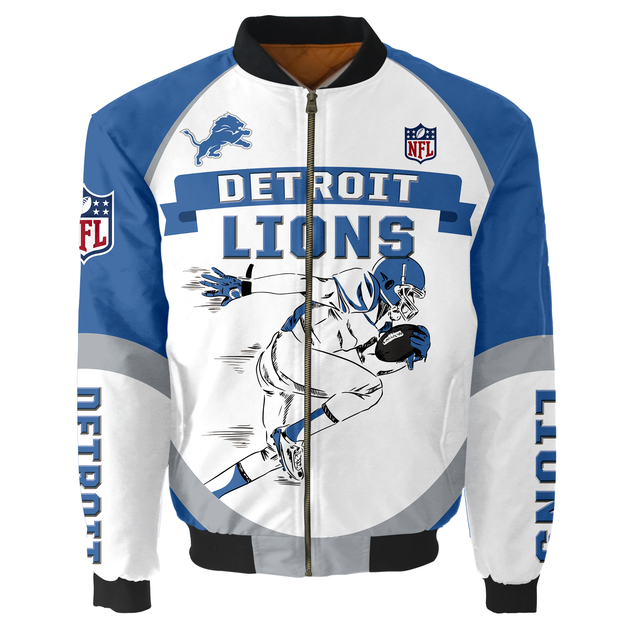 Detroit Lions Bomber Jacket Unisex - Thegiftsports Store
