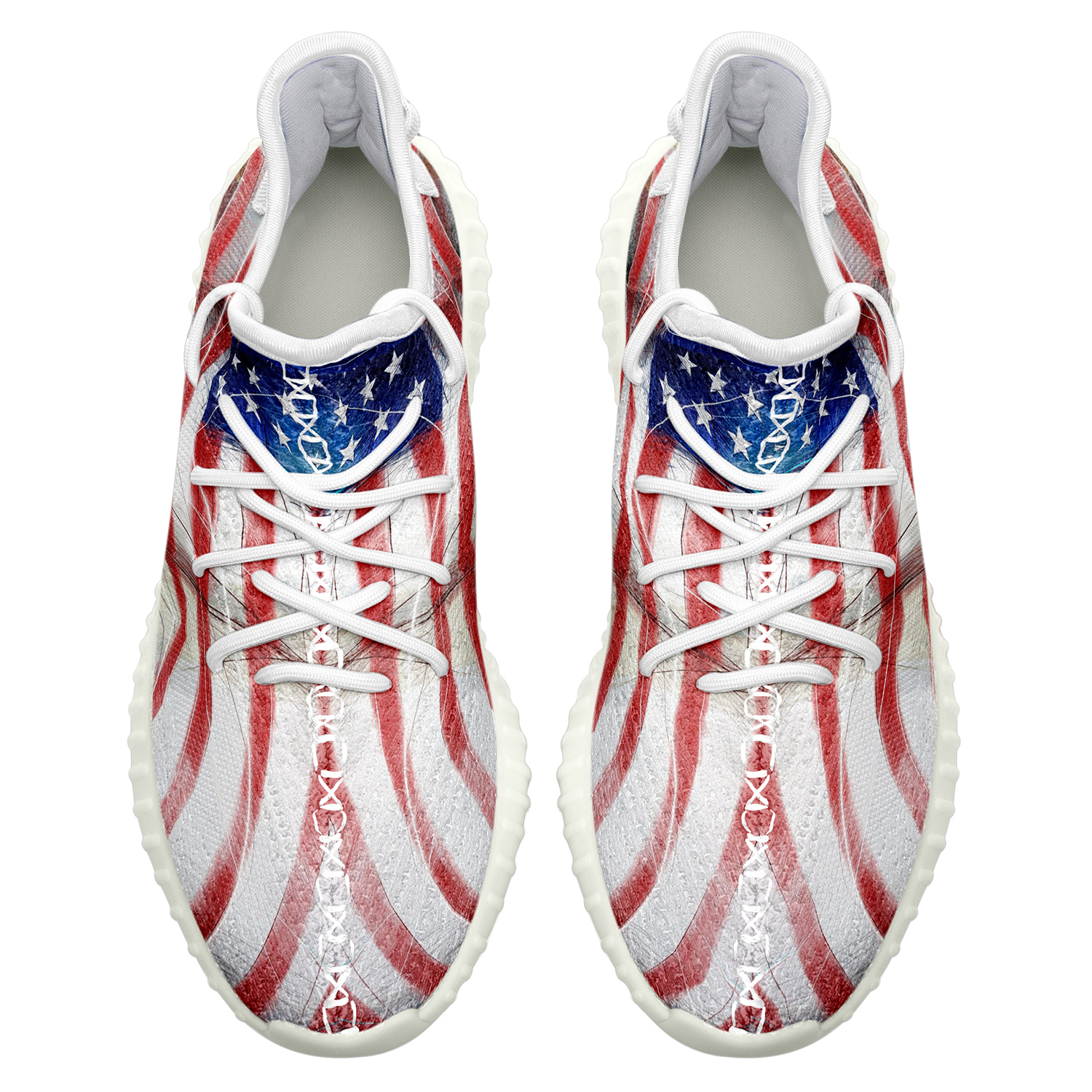 Yeezys best sale american flag