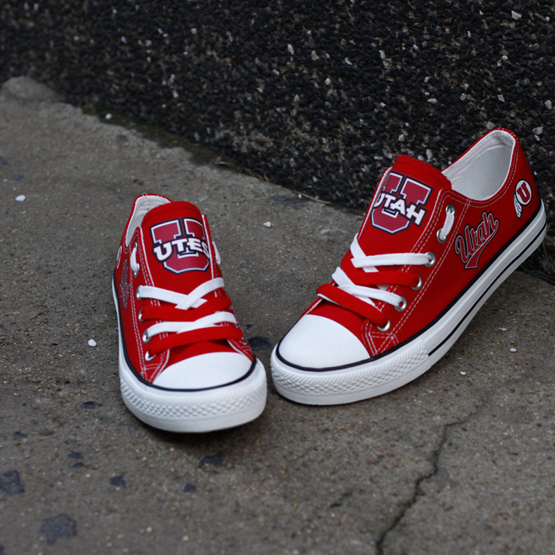 Utah Utes Limited Print NCAA College Students Low Top Canvas Shoes Sport Sneakers T-DV112R 12 1589082813395 0