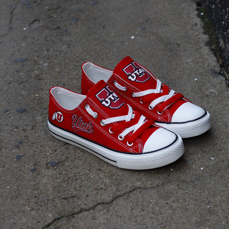 Utah Utes Limited Print NCAA College Students Low Top Canvas Shoes Sport Sneakers T-DV112R 13 1589082813405 1