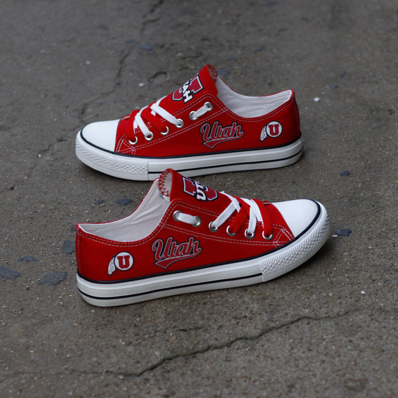 Utah Utes Limited Print NCAA College Students Low Top Canvas Shoes Sport Sneakers T-DV112R 14 1589082813409 2