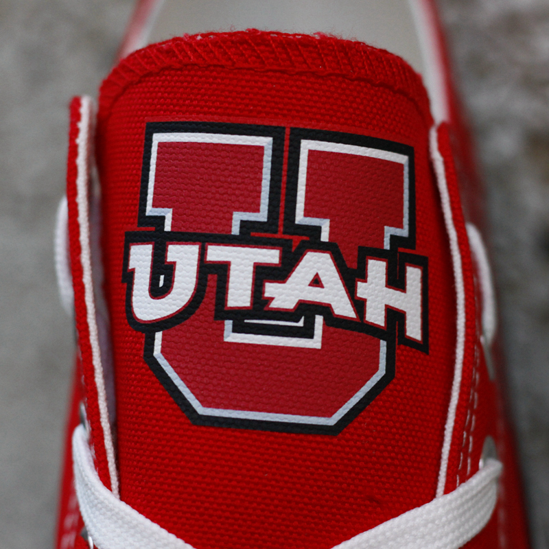 Utah Utes Limited Print NCAA College Students Low Top Canvas Shoes Sport Sneakers T-DV112R 15 1589082813419 3