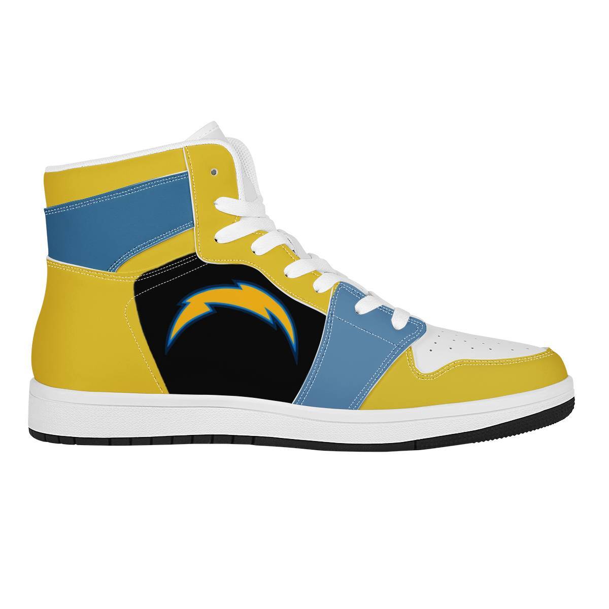 Customize Los Angeles Chargers Football Fans High Top Leather Sneakers Casual Shoes wzx0048z92 14 1596637805924 1
