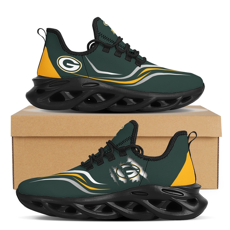 NFL Team Green Bay Packers Fans Running Shoes Sports Sneakers  ETUG-21561117F21B - Rookbrand