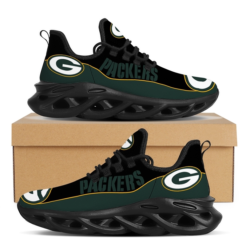 Custom Name NFL Teams Green Bay Packers Max Soul Shoes Style Gift