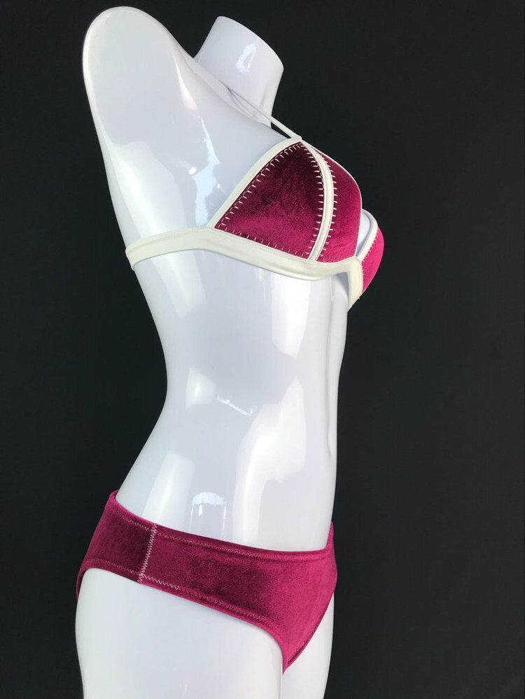 Cikini Velvet neoprene Bikini 2018 Women Swimsuit Monokini ...