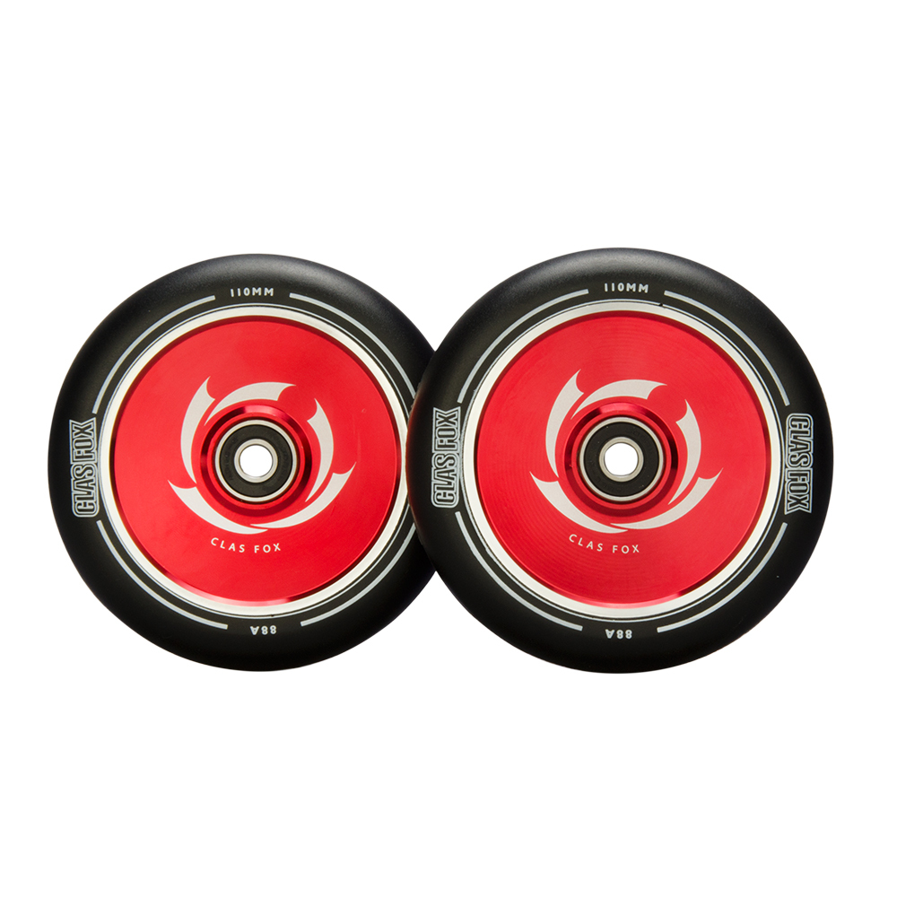 Black Envy Scooters Hollow Core Wheels 110mm Pair