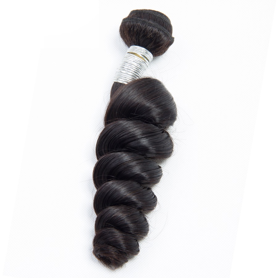 Peruvian Loose Wave Weave Human Hair Extensions 3 Pieces