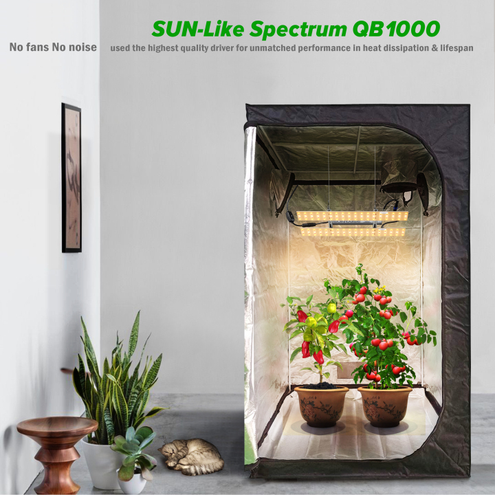 SUNRAISE QB1000 2x2ft 3x2ft Dimmable LED Grow Lights with ...