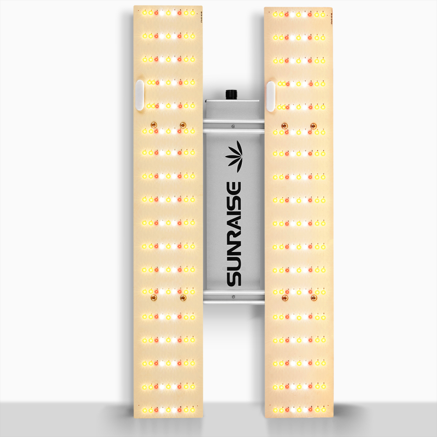 SUNRAISE QB1000 2x2ft 3x2ft Dimmable LED Grow Lights with IR, High PPFD