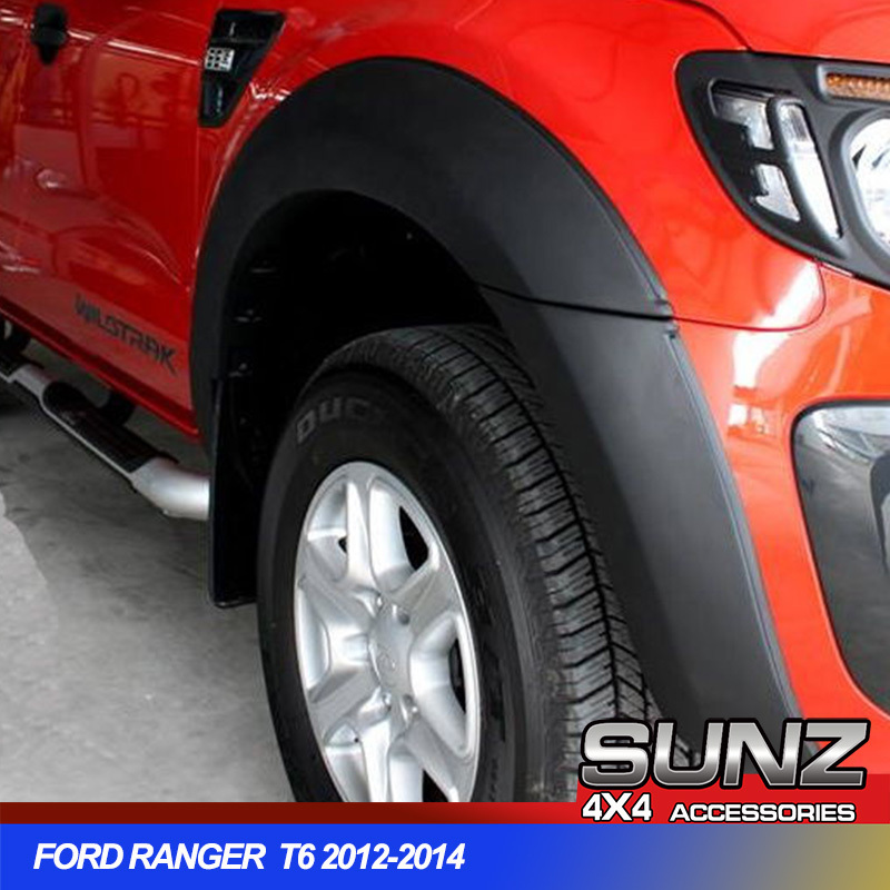 Fender Flare Smooth Matte Black for FORD RANGER T6 20122014
