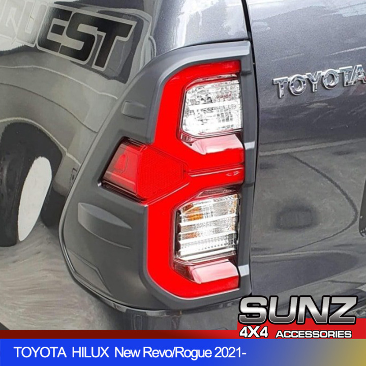 Tail light cover for Toyota hilux 2021