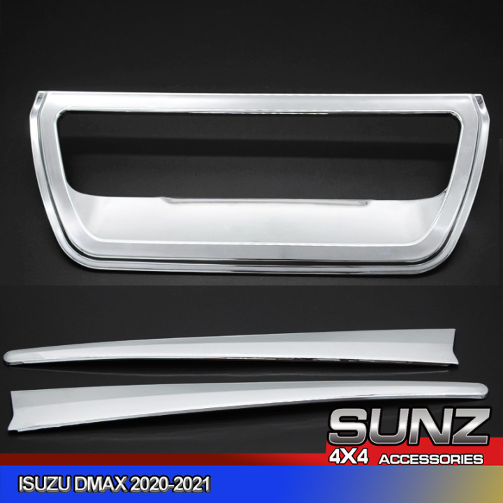 Chrome Tail Gate Handle – Fits Isuzu Dmax 2002-2012 – Rear Trunk Door Handle – Easy Install