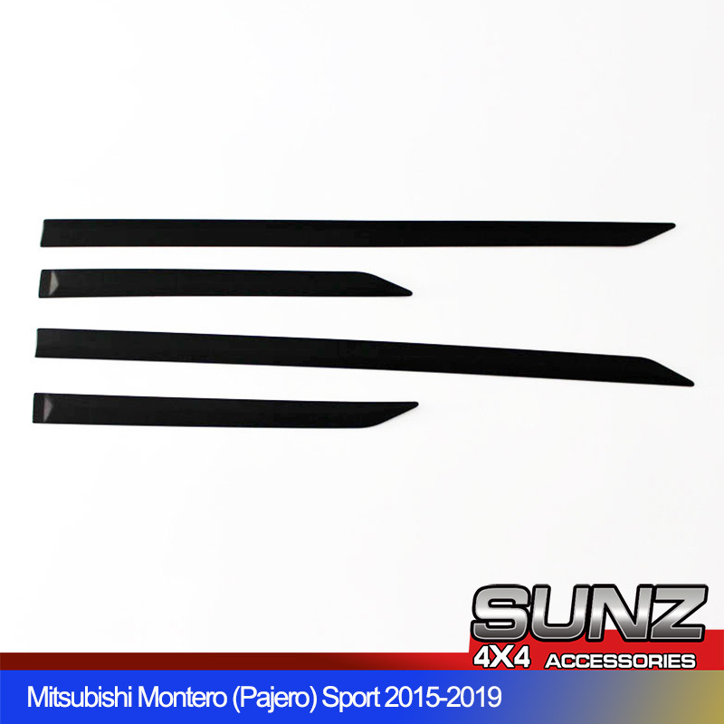 0051BK Body cladding trim black body decoration ABS for Mitsubishi Montero sport 2018 2019 2020