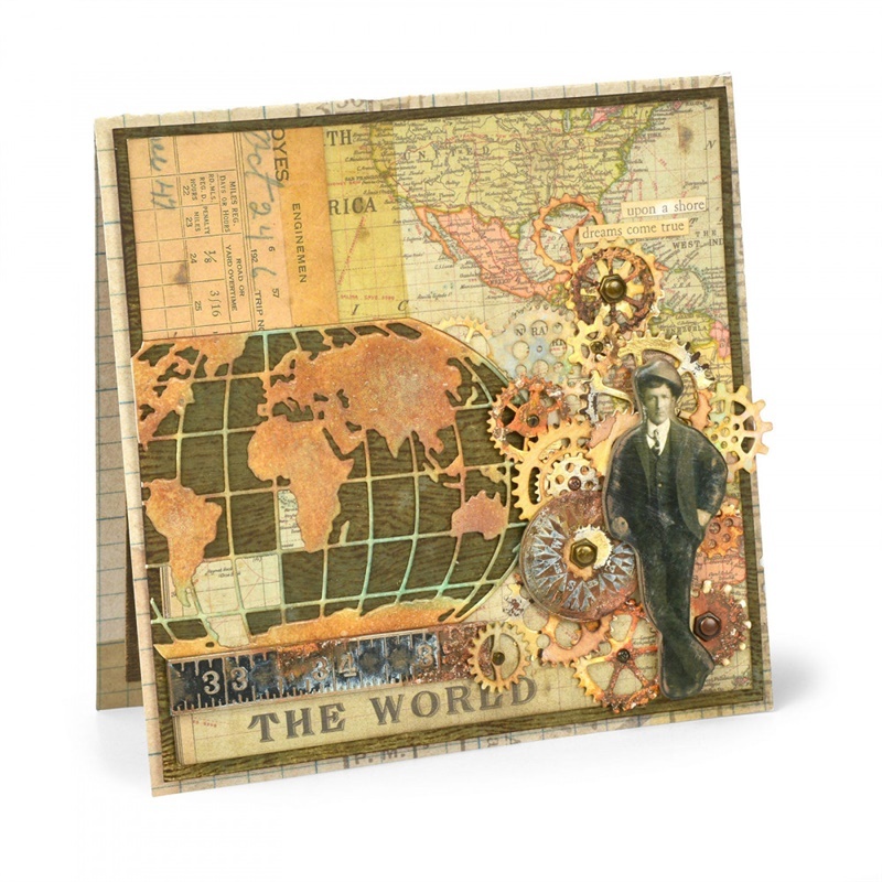 Sizzix World Metal Cutting Dies For DIY Scrapbooking ...