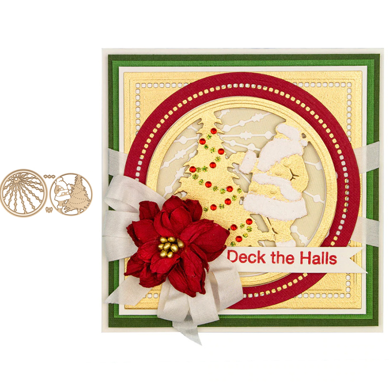 Christmas Metal Cutting Dies Card Making Scrapbooking Dies Embossing Stencil DIY