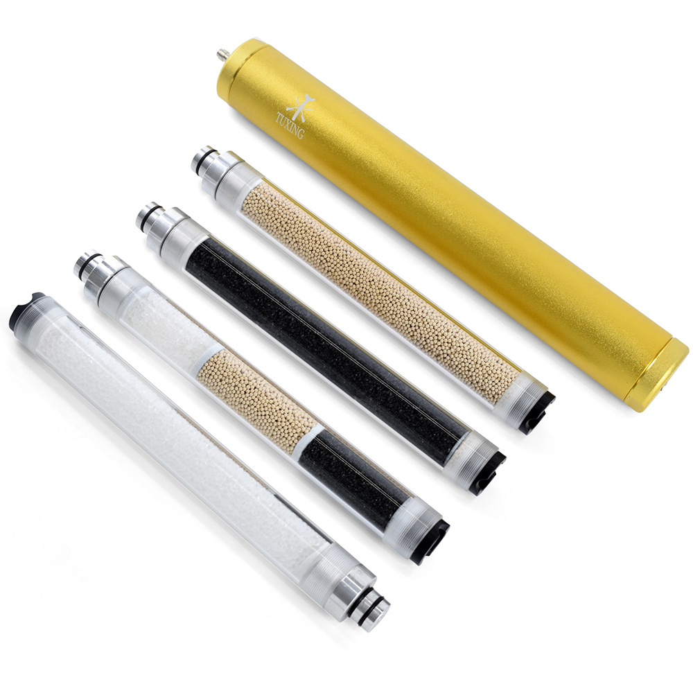 TUXING 4500PSI PCP Air Compressor Water Oil Filter Tube For Water Oil Separator Absord Moisture Absord Water For Dry And Clean High Pressure Air L350mmod49mmid36mm Mix I3522728292