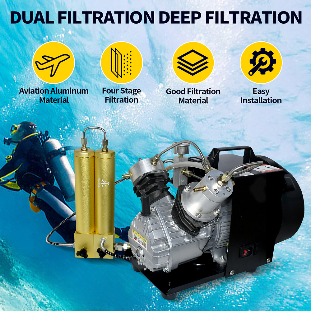 30Mpa High Pressure Air Filter – Water/Oil Separator For Air Compressors, Aluminum Alloy - View #5