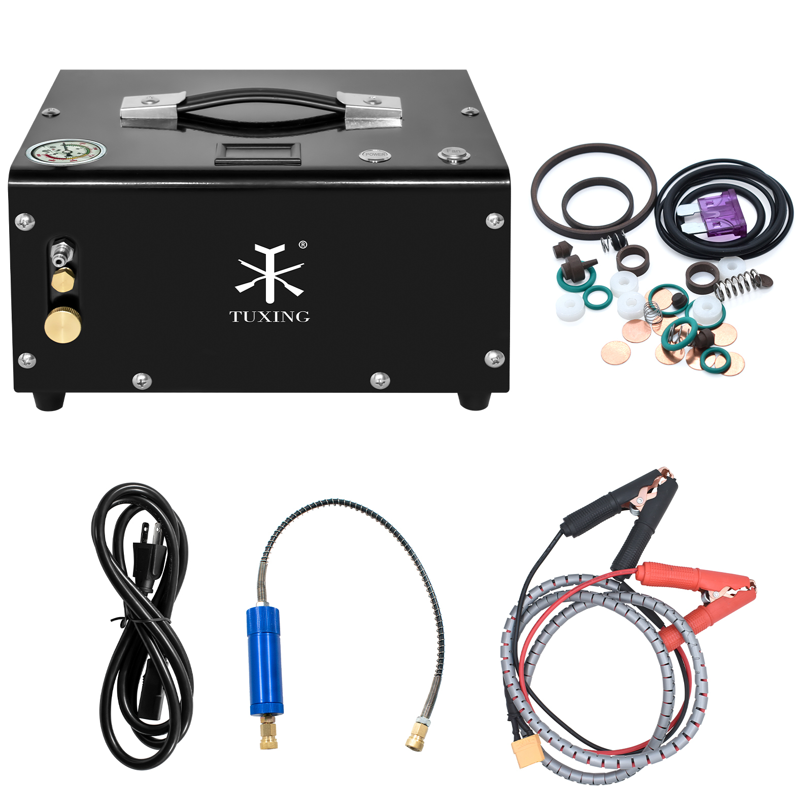 Tuxing Pcp Air Compressor TUXING TXET061 4500Psi 300Bar 12V PCP Air Compressor High Pressure - View #12