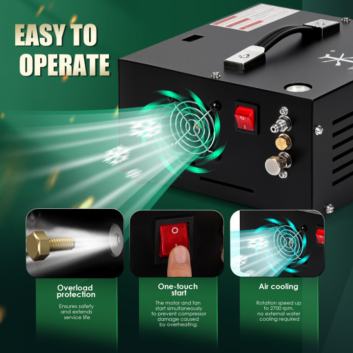 TUXING TXES061 Air Compressor For Pcp Portable Pump