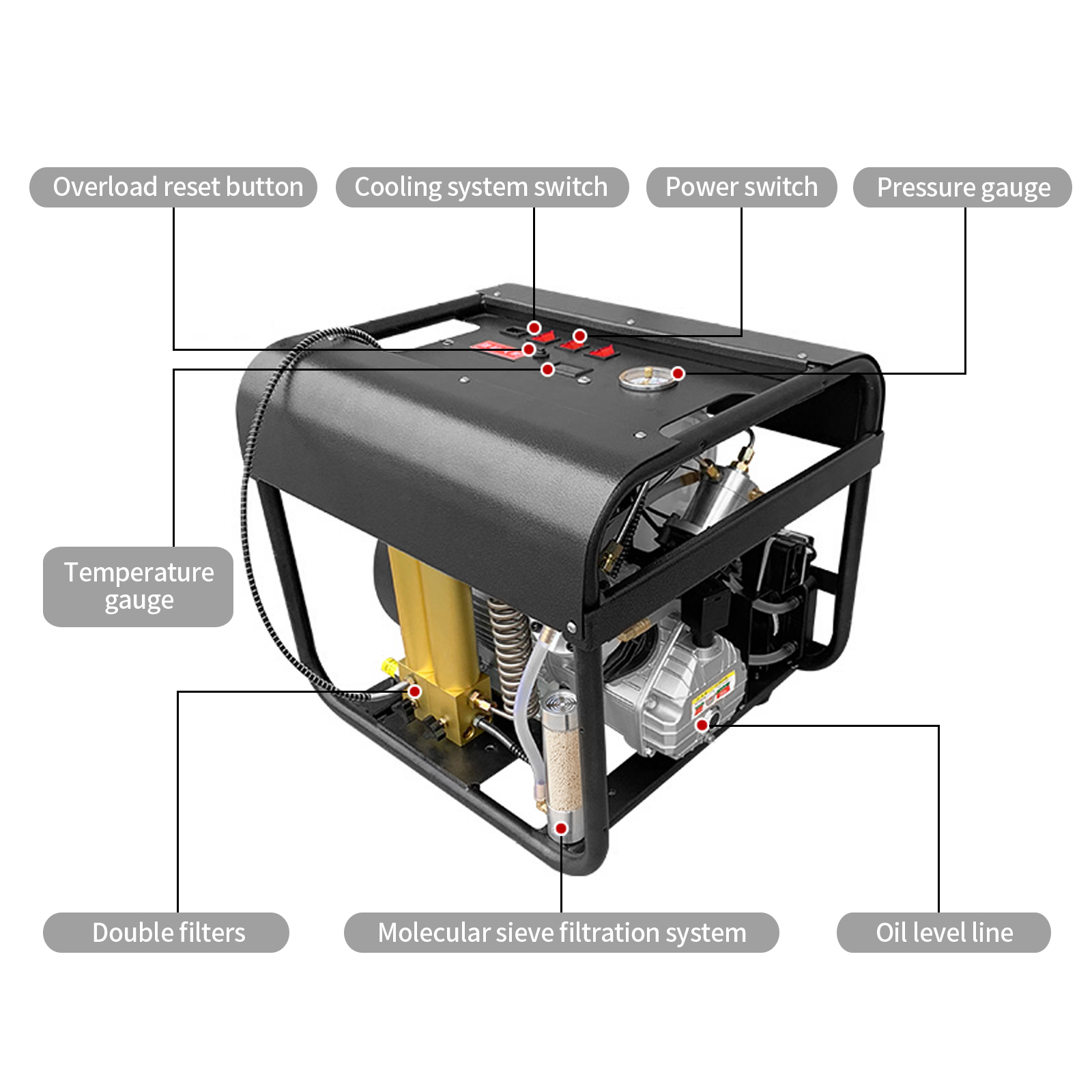 Buy TUXING TXES022 4500Psi 300Bar PCP Air Compressor @ ₹35,000.00