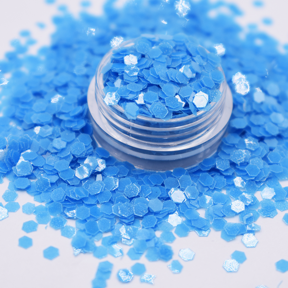 The glow in the dark glitter