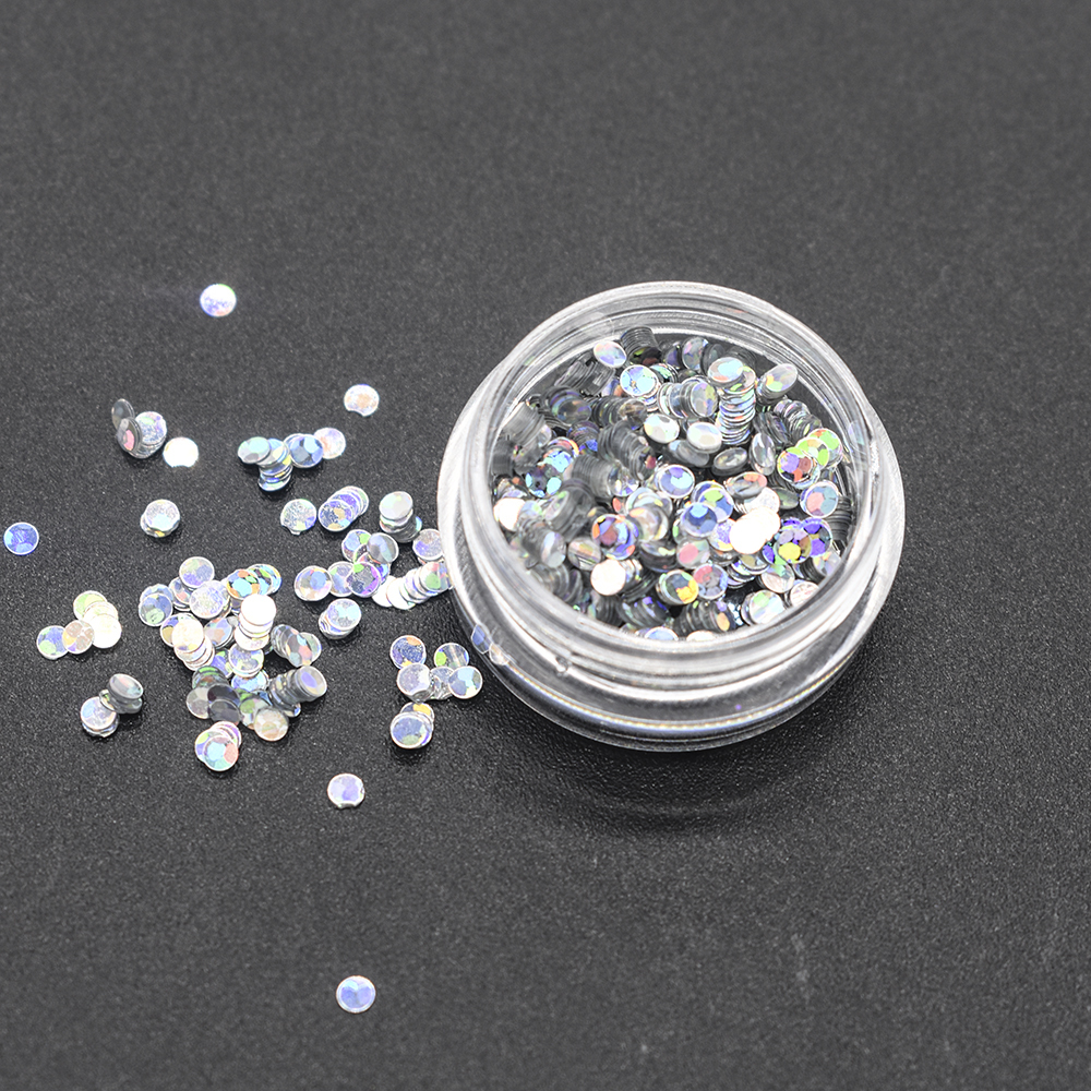 2mm Dots Shaped Glitter