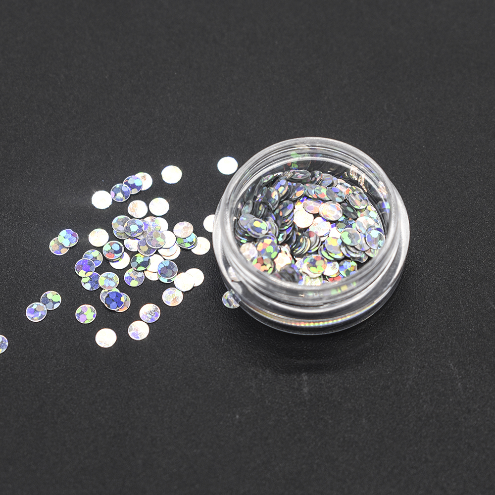 3mm Dots Shaped Glitter