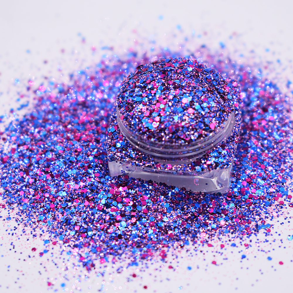 new chunky mixes glitter