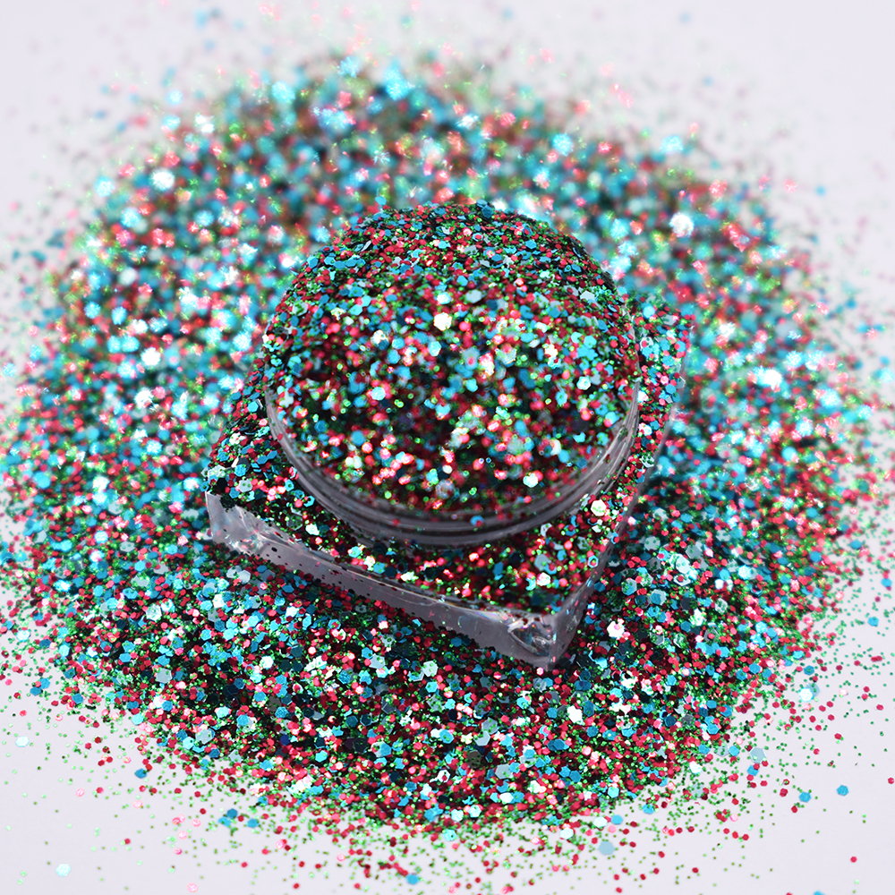 new chunky mixes glitter