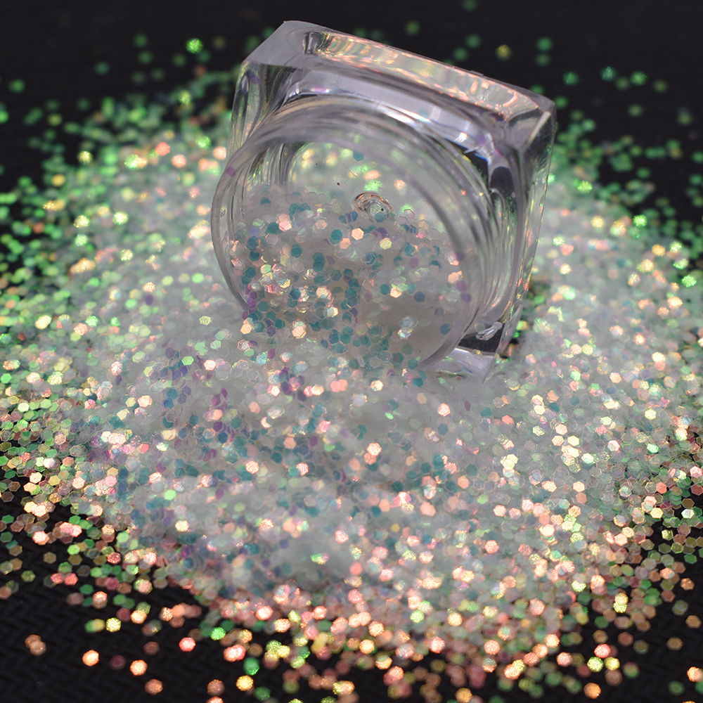 Opal White to Golden Light Glitter C21