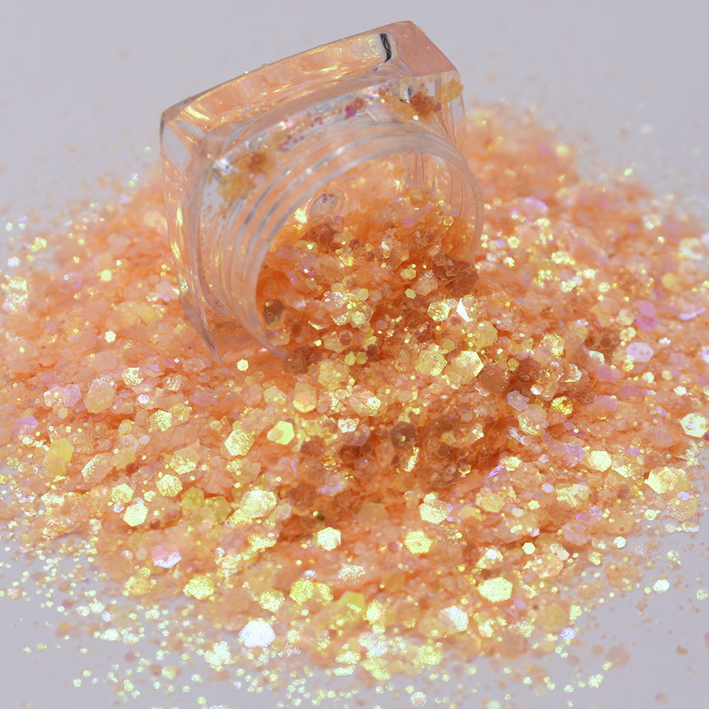 WFD Fluorescent Rainbow Glitter