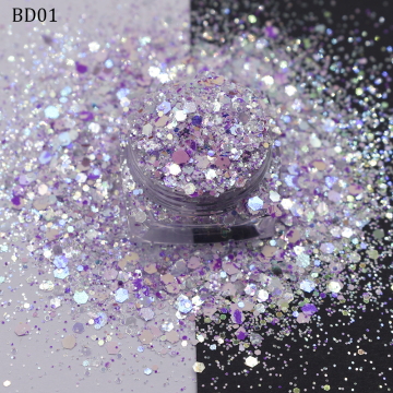 Polyester glitter, craft glitter, cosmetic glitter, custom mixed ...