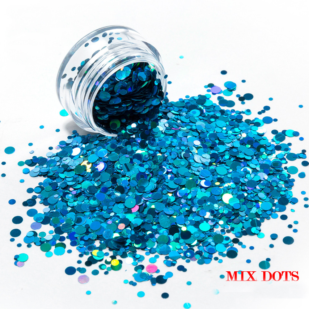 Holographic Dots Mixes Glitter