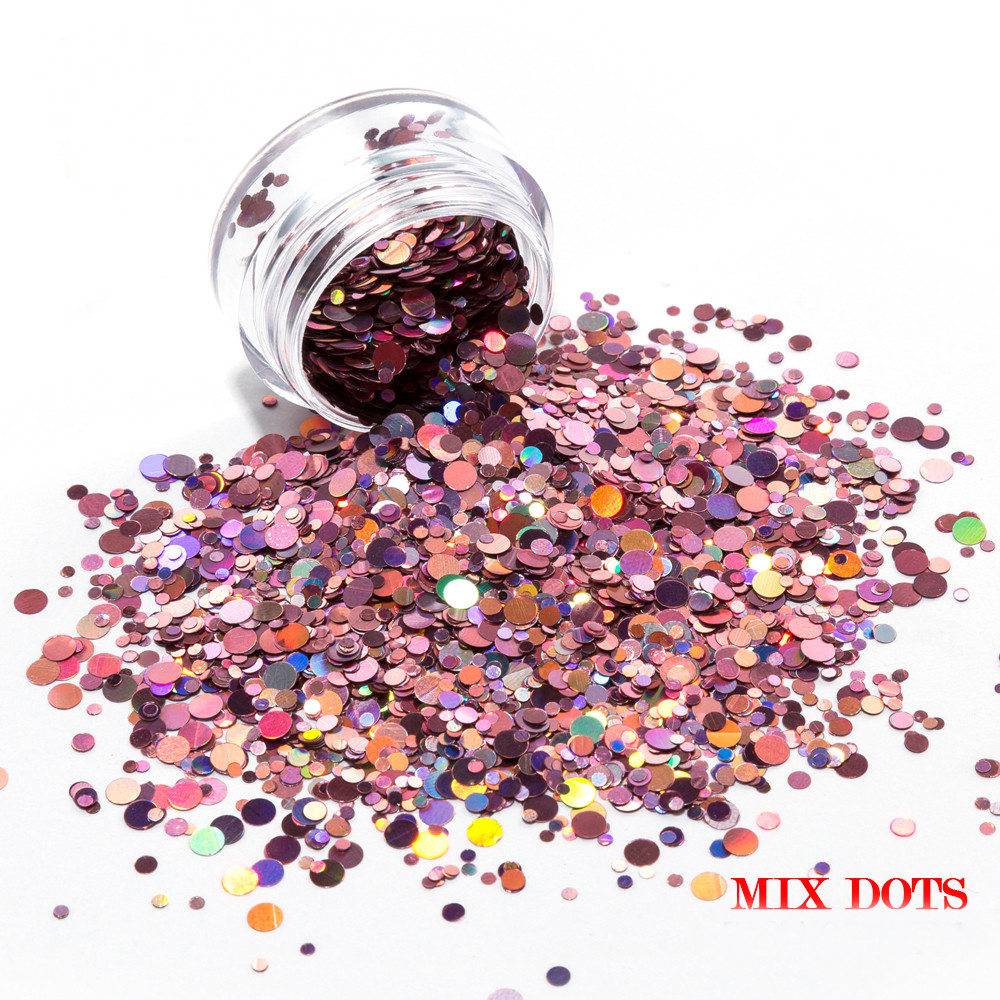 Holographic Dots Mixes Glitter