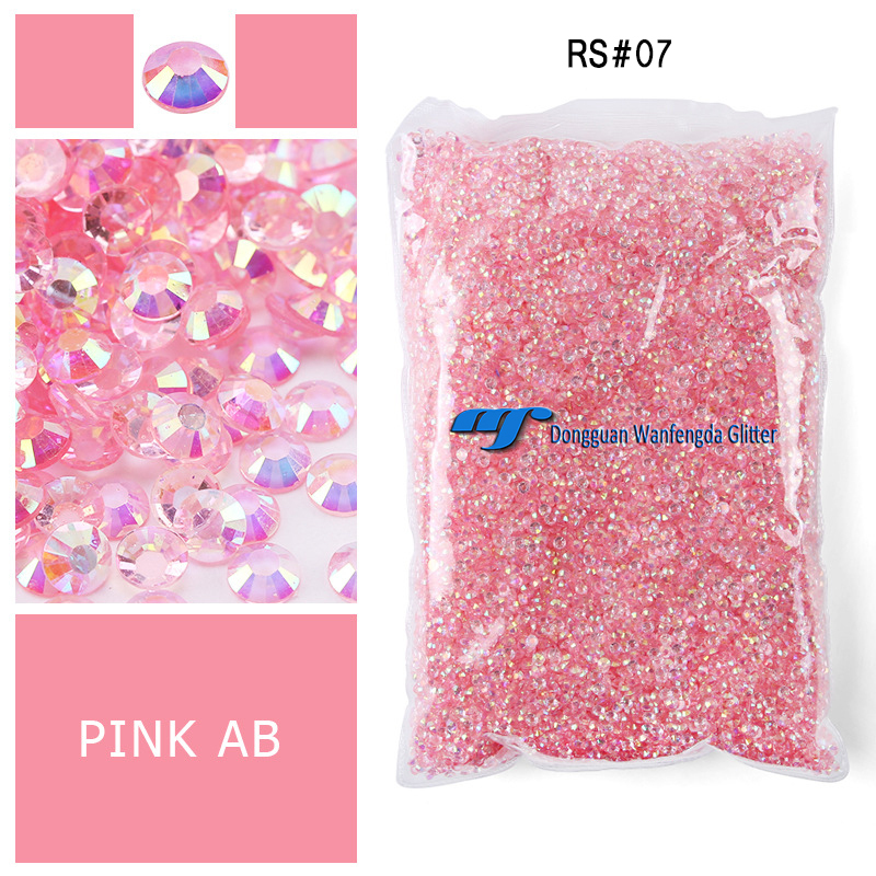 Resin Crystal Rhinestones AB
